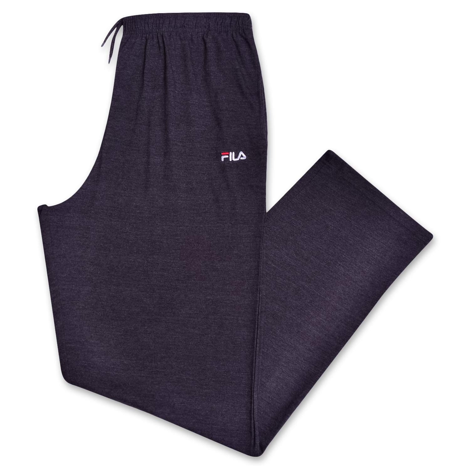 Fila Big and Tall Lightweight Sweatpants for Men - Comfortable Joggers with Elastic Waistband | Perfect for Gym, Lounge & Casual Wear