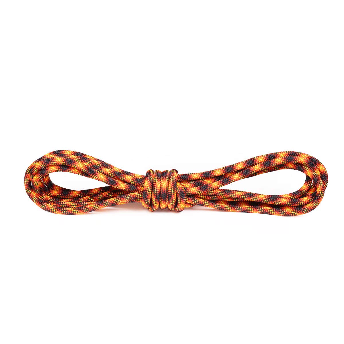 Atwood Rope MFG Double Dutch Jump Rope - 3/8 Inch Thick - 18 Feet Long - Durable Nylon Rope for Kids & Adults - Lava Flow Color - Perfect for Fitness, Workouts, Playground & School Activities