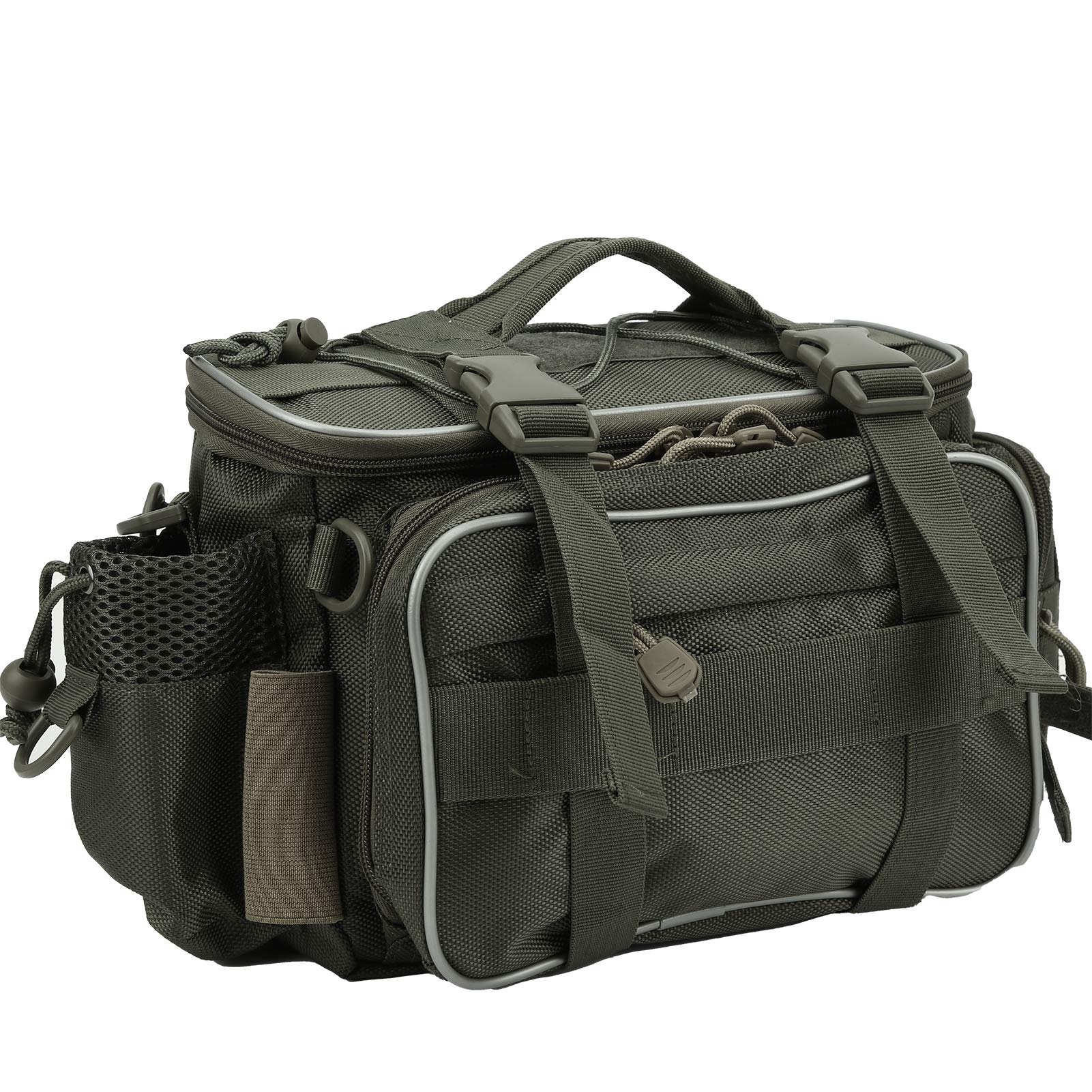 **Fishing Lure Storage Bag - Waterproof Shoulder Messenger Bag for Outdoor Fishing, Hiking & Camping | Compact & Durable Tackle Organizer**