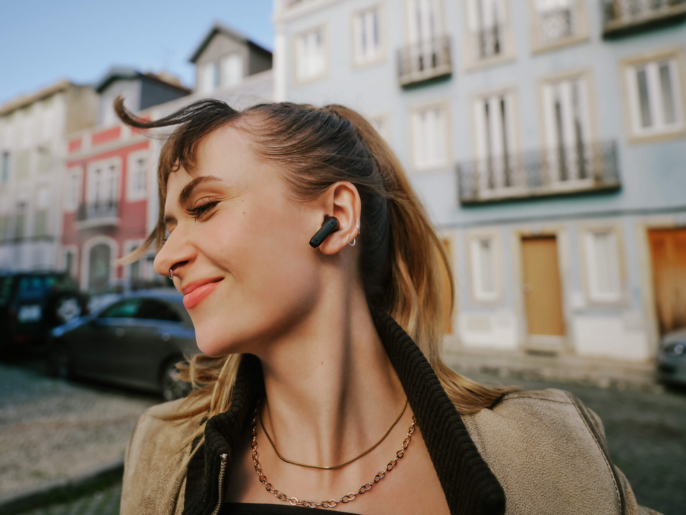 Sennheiser Accentum Open Wireless Headphones - Lightweight Over-Ear Design with Active Noise Cancelling for Travel, Work & Music Lovers