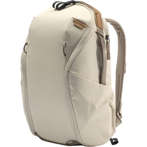 Peak Design Everyday Backpack 15L - Waterproof Laptop Backpack with Zip Closure in Bone Color - Perfect for Travel, Work & Photography Gear Storage
