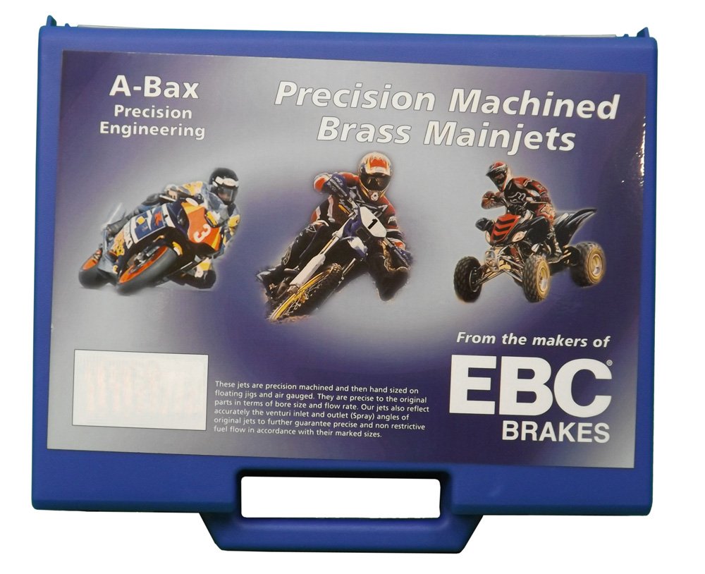 EBC Brakes SJK36 160-Piece Round Main Jet Kit for Mikuni N100/604 Carburetor - Universal Fit, High Performance Replacement Parts for Motorcycle, ATV, Dirt Bike & Scooter - Perfect for Carburetor Tuning & Engine Optimization