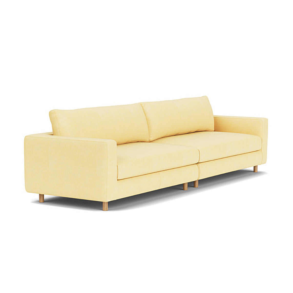 Stylish Dylan Fabric 4-Seater Sofa for Living Room - Comfortable Modern Couch for Home & Office Lounge