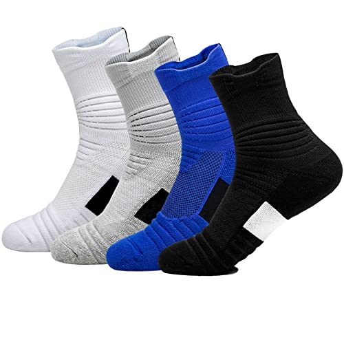 4 Pack Black/White/Grey/Blue