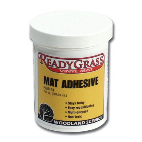 Woodland Scenics Mat Adhesive - Strong Glue for Model Train Scenery, Dioramas & Craft Projects - Perfect for Securing Grass Mats, Trees & Landscapes