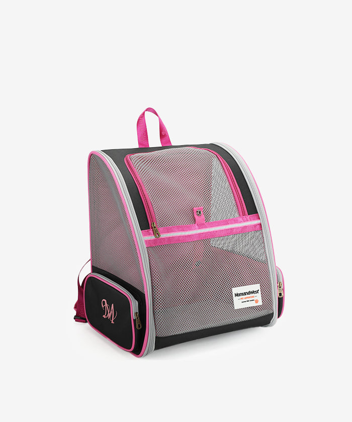 Montana West 3-Side Mesh Pet Carrier Backpack - Lightweight & Breathable for Small Dogs & Cats - Perfect for Travel, Hiking & Outdoor Adventures