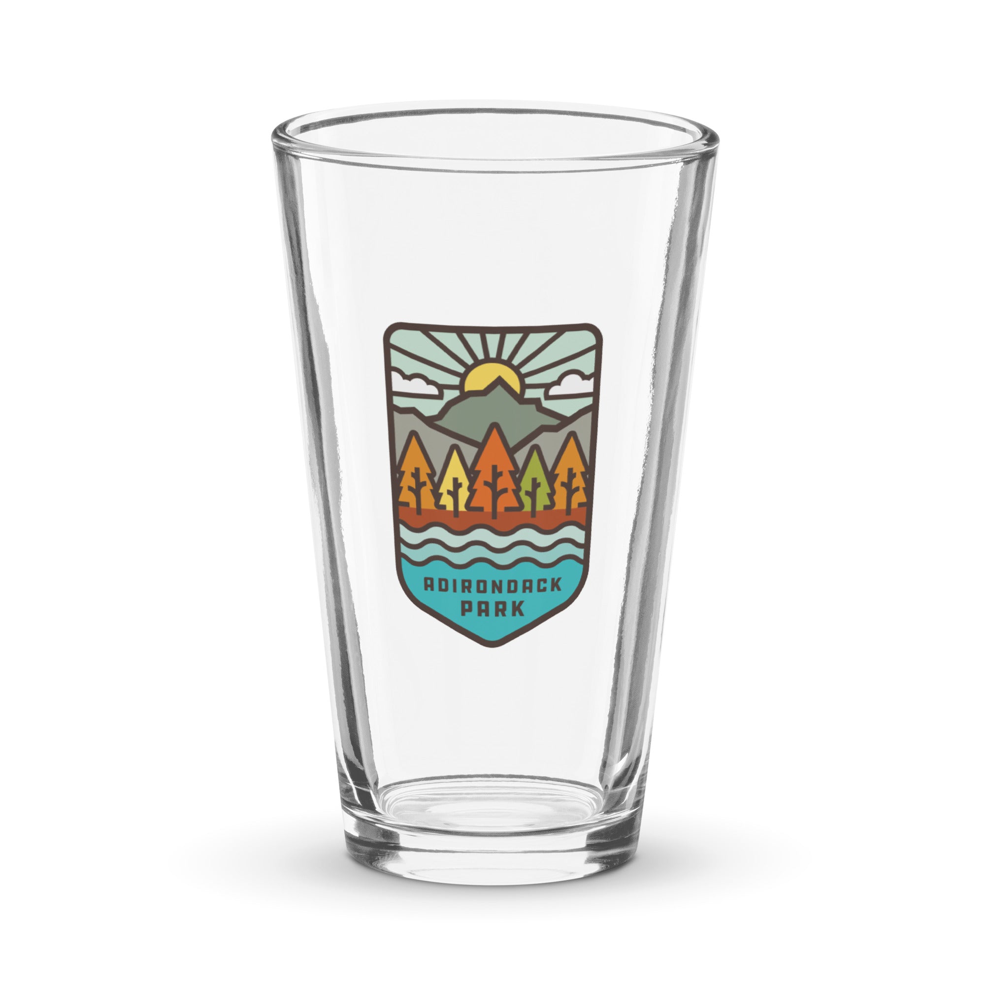 Vista Autumn Pint Glass - 16oz Beer Glass with Seasonal Leaf Design - Perfect for Craft Beer, Home Brewing, and Fall-Themed Parties