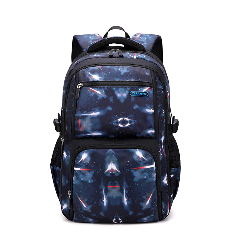 Kids Galaxy Space Backpack for Boys & Girls - Durable Elementary & Junior High School Bookbag for Teen Travel, School Supplies & Daily Use