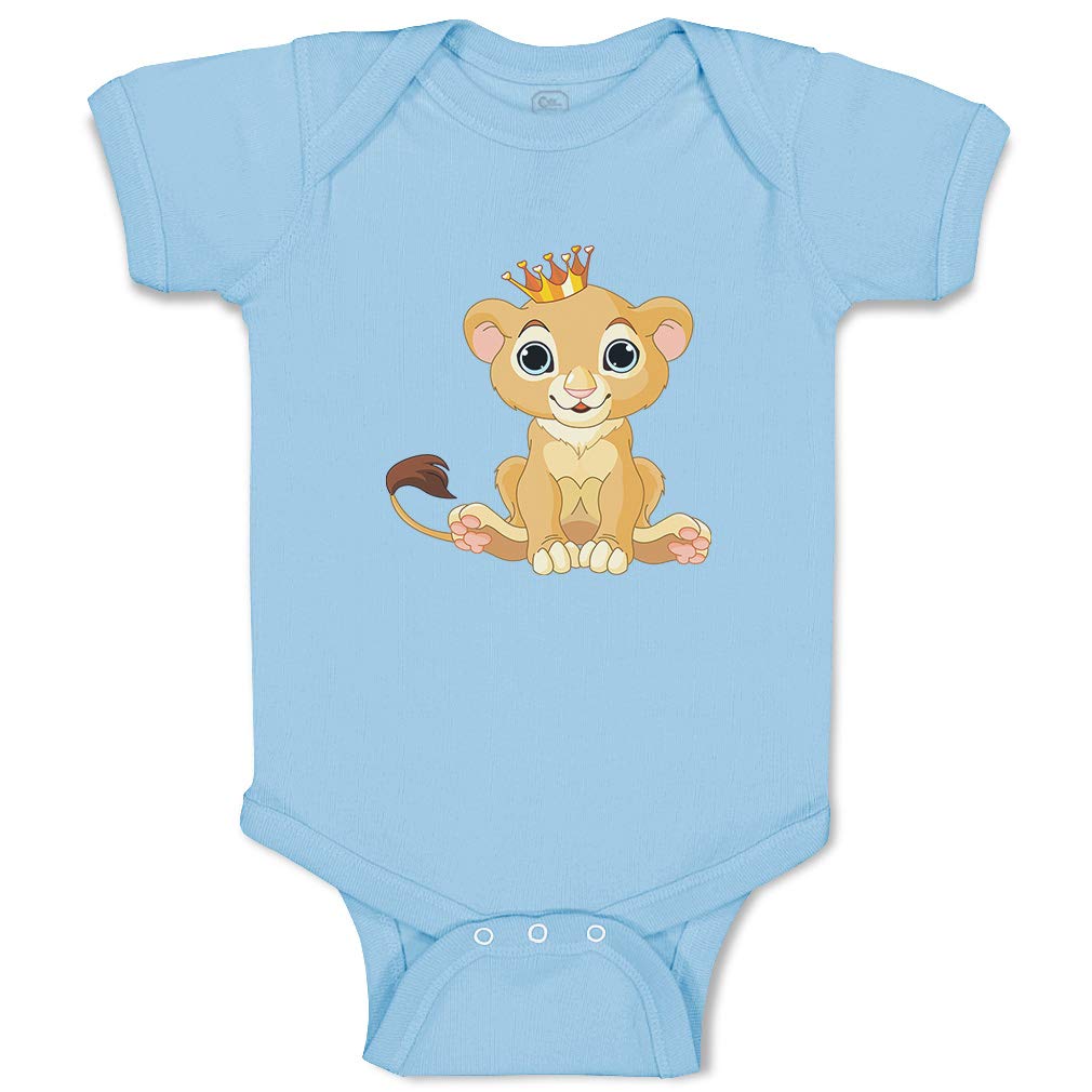 Custom Baby Lion Animal Bodysuit - Funny Cotton Baby Clothes for Boys & Girls - Perfect for Newborn Photoshoots, Birthday Gifts, and Everyday Playtime