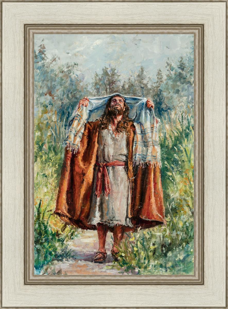 Jesus in the Wilderness - Religious Wall Art for Home & Church Decor - Inspirational Christian Gift for Prayer & Meditation Spaces