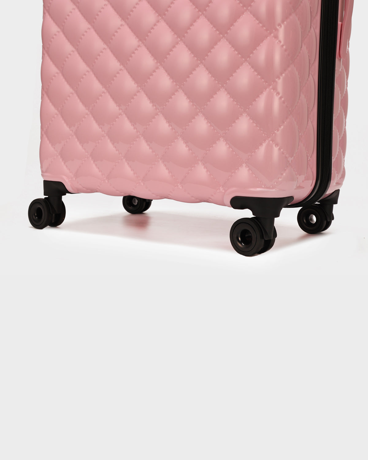Pink Diamond 3-Piece Luggage Set with Spinner Wheels - Lightweight Hardshell Suitcase for Women Travel, Business Trips & Family Vacations
