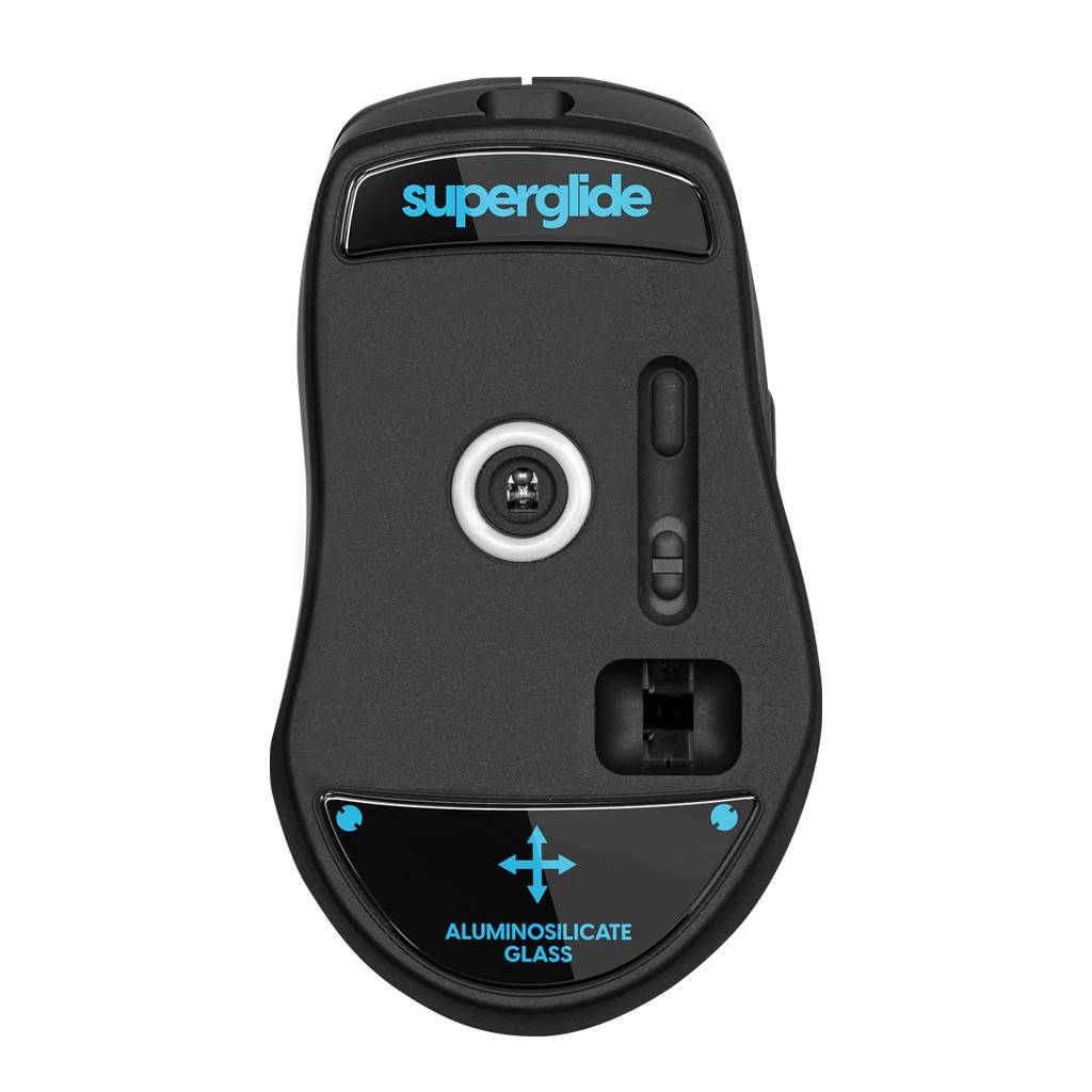 Pulsar Superglide Glass Mouse Skates for Roccat Kone Pro & Kone Pro Air - Ultra Smooth Gaming Glide for FPS, MOBA & Esports (Perfect for Competitive Gaming & Precision Tracking)