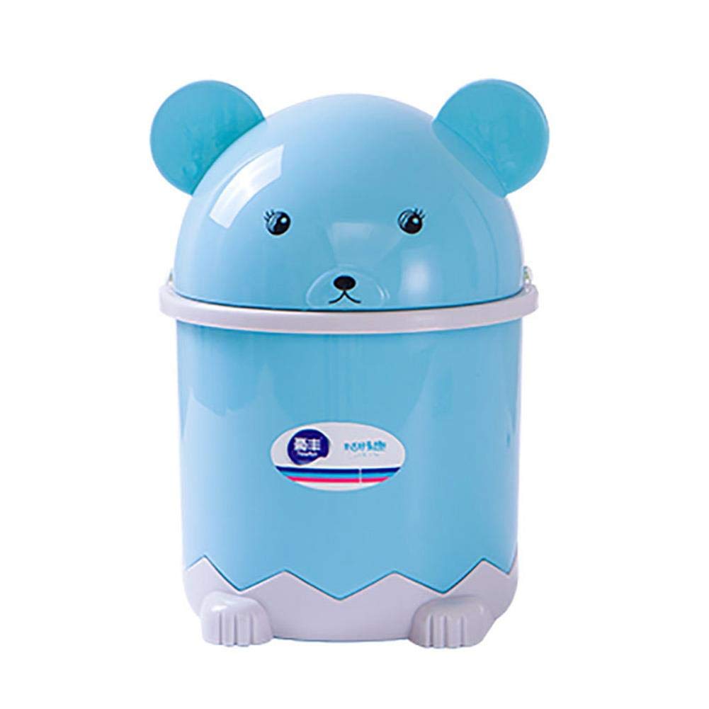 Daliuing Mini Flip Top Trash Can with Lid - 5 Gallon Small Garbage Bin for Kitchen, Bathroom, Office & Kids Room | Space-Saving Waste Basket for Home, Dorm & Under Desk Use