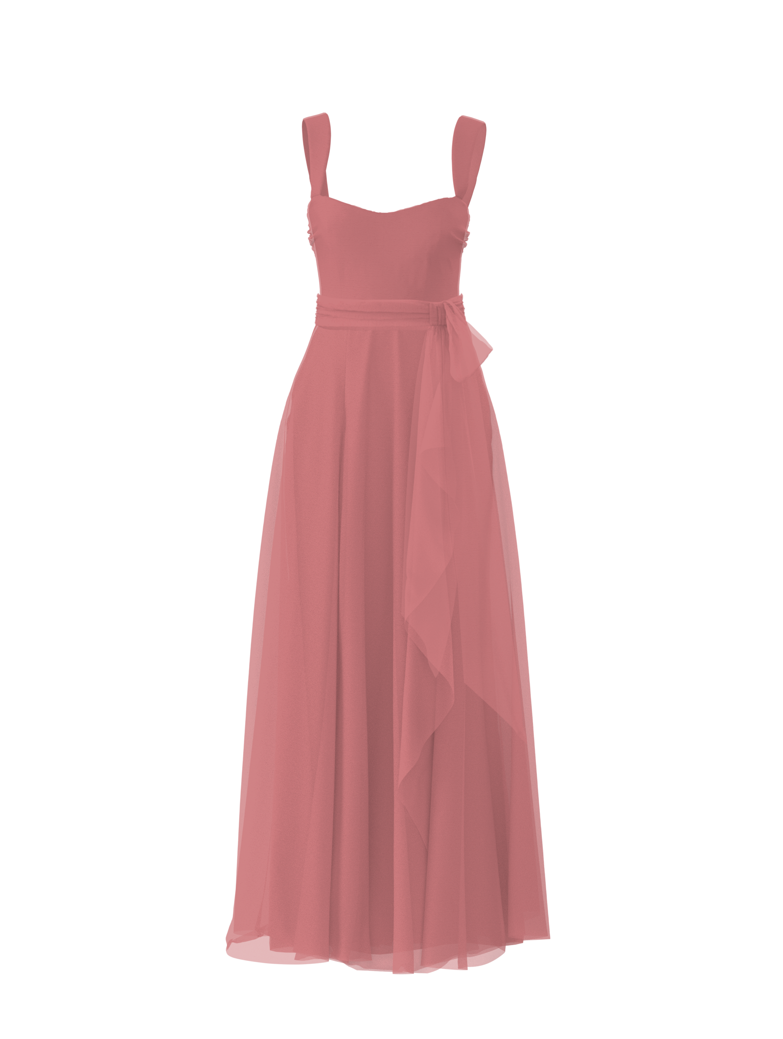 Alexis Bodice with Jaycie Skirt and Sash Belt - Elegant Rose Floral Outfit for Women | Perfect for Weddings, Parties, and Special Occasions