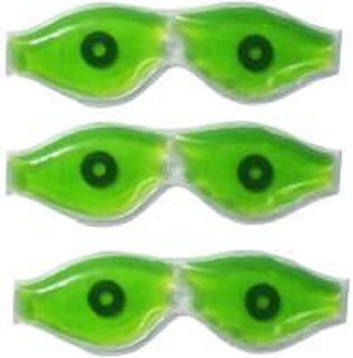 Organic Aloe Vera Gel Cooling Eye Mask for Puffy Eyes & Dark Circles - Soothing Relief for Tired Eyes, Perfect for Travel, Work & Relaxation
