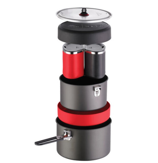 MSR Quick 2 Cook Set System - Lightweight Camping Cookware for Backpacking, Hiking & Outdoor Adventures