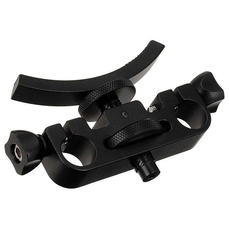 Fotodiox Pro Yoke Lens Support - Heavy Duty Camera Mount for DSLR & Mirrorless - Perfect for Studio, Video & Photography Shoots