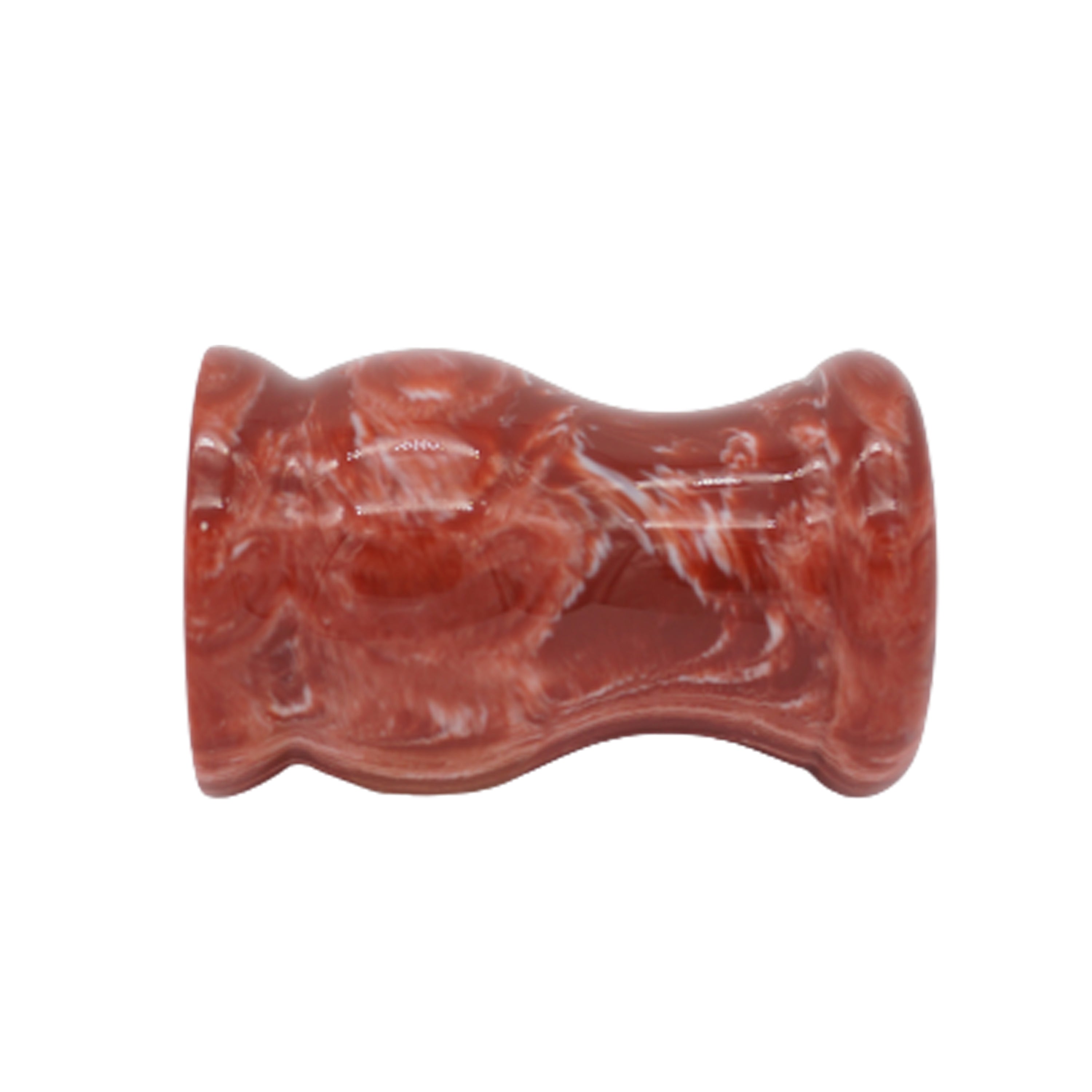Premium Handmade Strawberry Cream Shaving Brush Handle - Fits 28mm & 30mm Knots - Perfect for Wet Shaving & Grooming Gifts