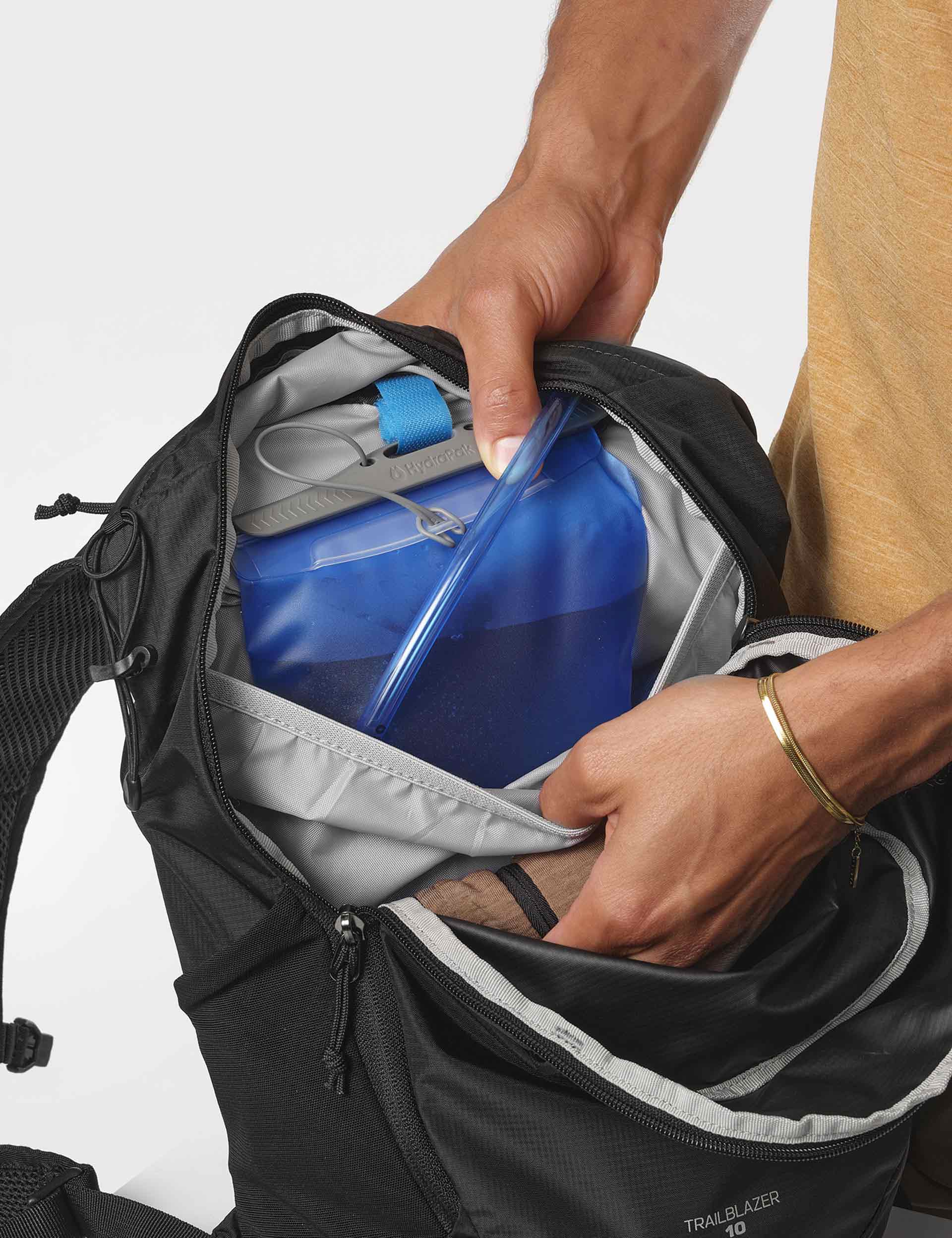 Trailblazer 30 Backpack - Lightweight Hiking & Travel Daypack for Men & Women - Black/Alloy Color - Perfect for Outdoor Adventures, Camping & Daily Commute