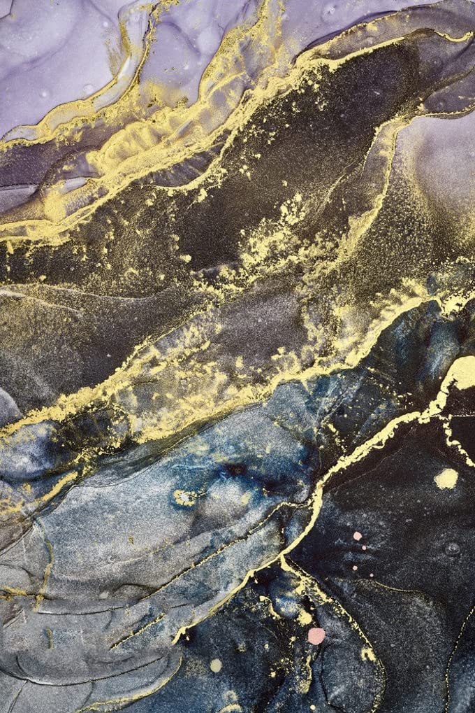 Black Gold Modern Abstract Area Rugs 8x10 - Rustic Marble Pattern Washable Carpet for Living Room, Bedroom, Dining Table & Home Office - Soft Thick Farmhouse Style Floor Rug & Kitchen Runner Mat - Perfect for Cozy Home Decor, Family Gatherings & Pet-Friendly Spaces