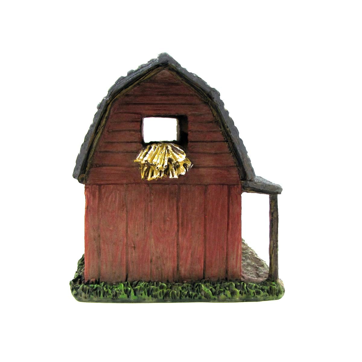 Miniature Red Barn Fairy Garden House - Tiny Dollhouse Decor for Outdoor Gnome & Fairy Gardens - Perfect for Fairy Tale Scenes, Miniature Landscapes & Backyard Displays