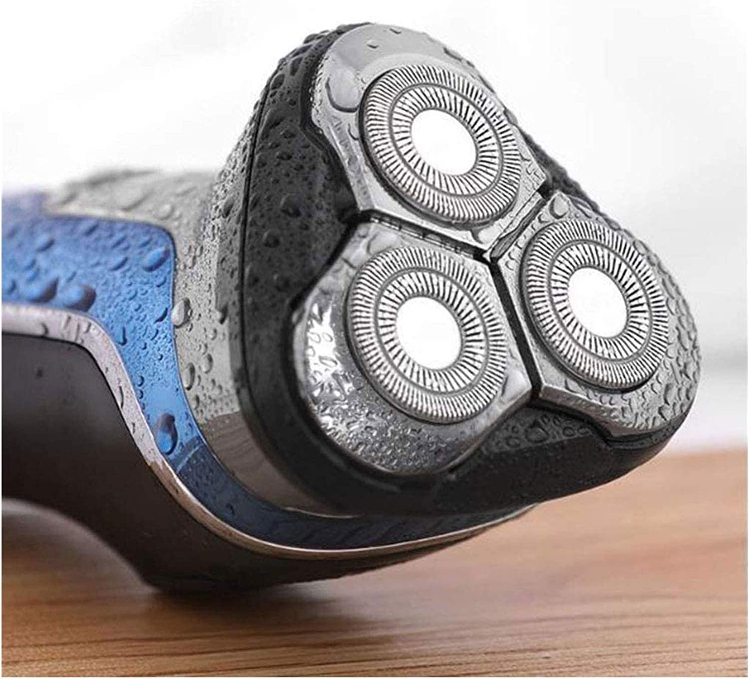 Rechargeable Electric Razor for Men - 100% Waterproof Wet & Dry Rotary Shaver with Pop-Up Trimmer & LED Display - Perfect for Travel, Gym & Daily Shaving