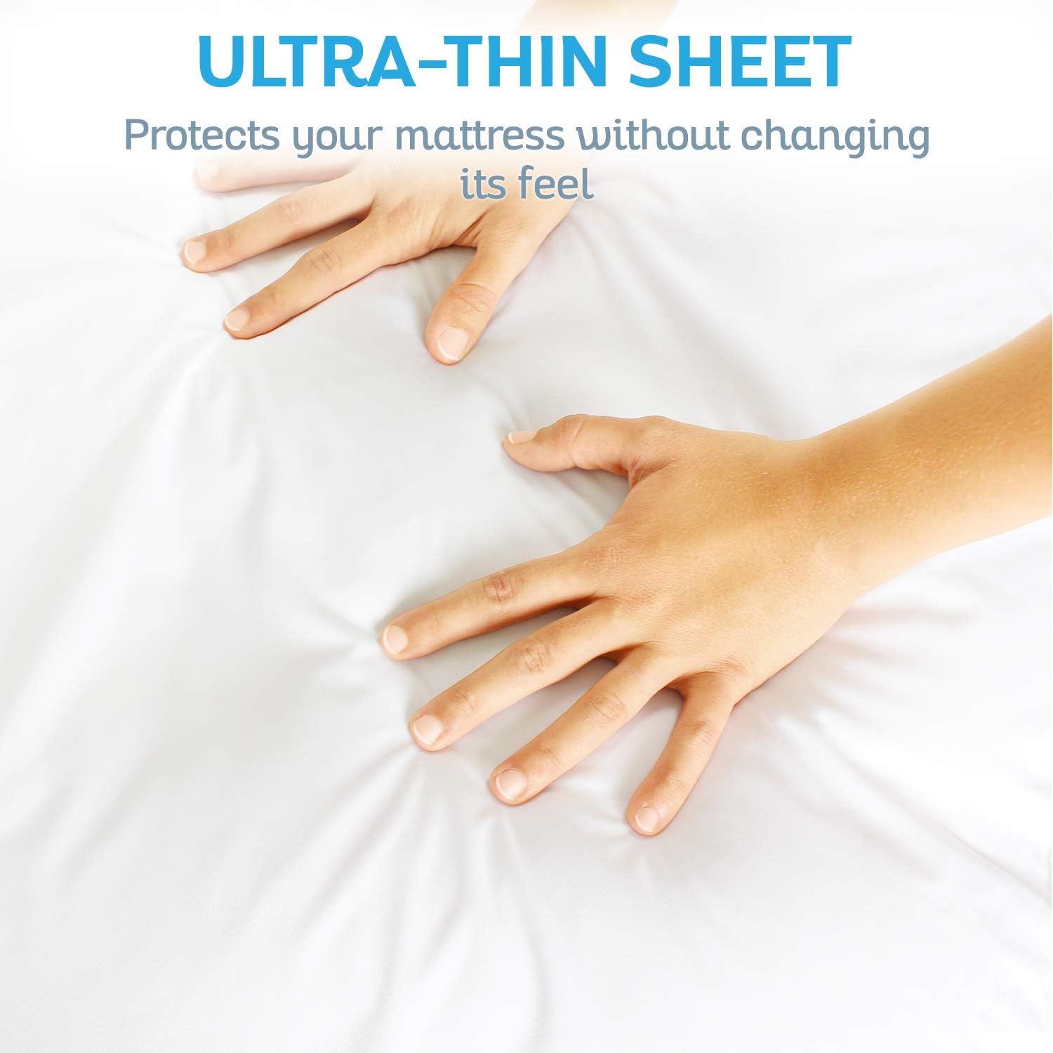 Waterproof Mattress Protector - Queen Size, Hypoallergenic & Breathable - Perfect for Bedwetting, Allergies & Spills - Ideal for Kids, Adults & Guest Rooms