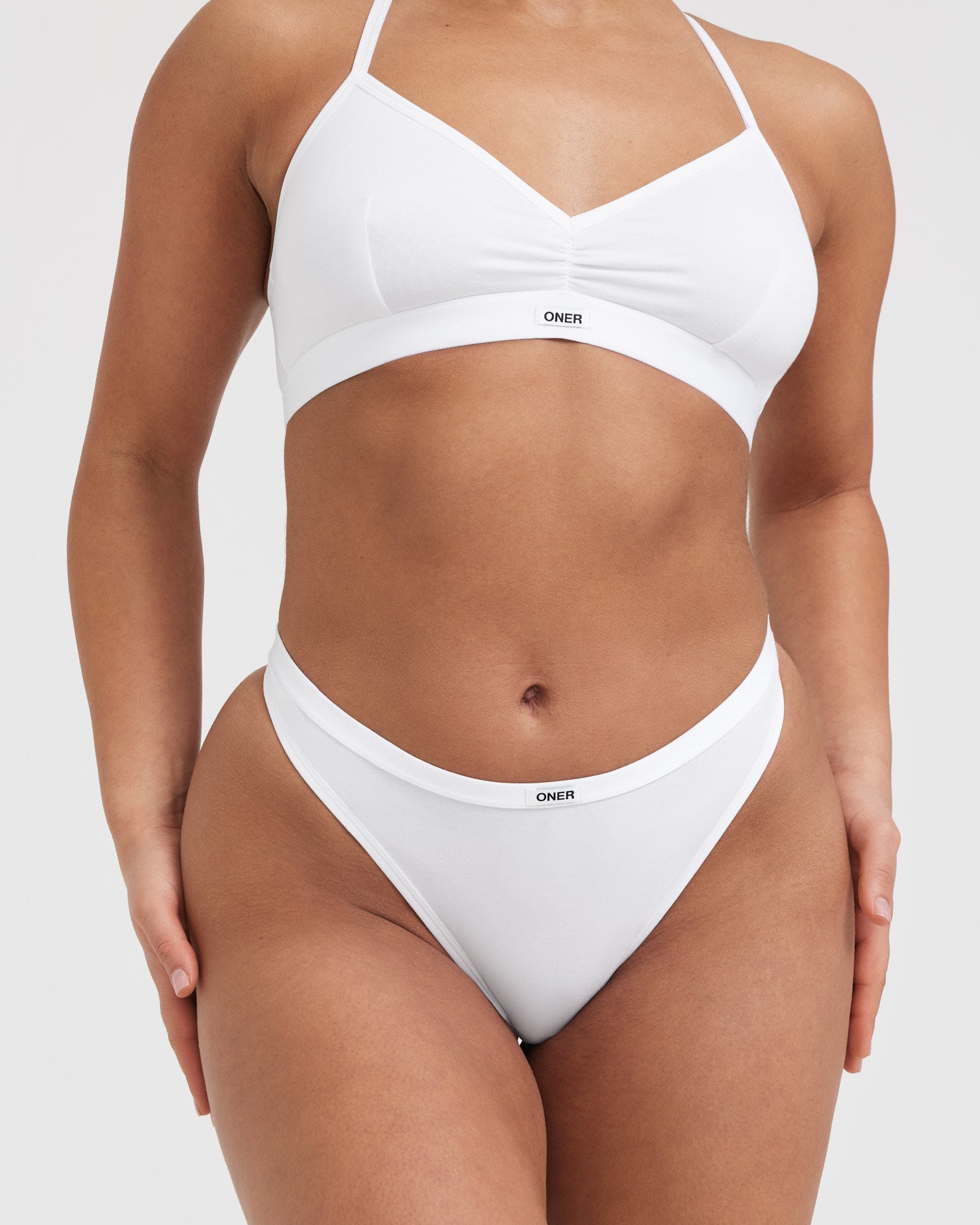 Soft Classic Thong Underwear for Women | Comfortable Cotton Panties | White | Perfect for Everyday Wear & Lounge