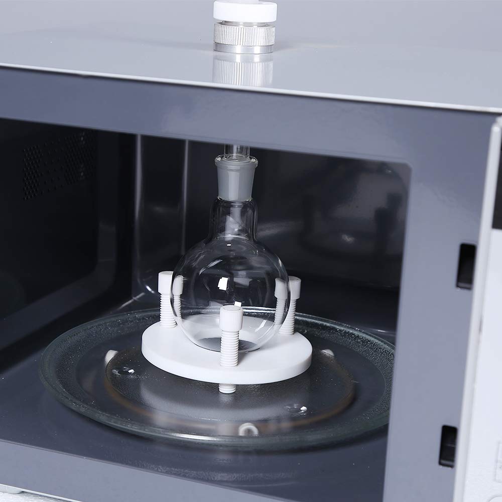 HNZXIB Lab Microwave Reactor WBFY201 - 220V/50Hz Chemical Radiation Oven with Continuous Autoclave Function - Polyester Lacquered Steel for Laboratory Research & Chemical Synthesis
