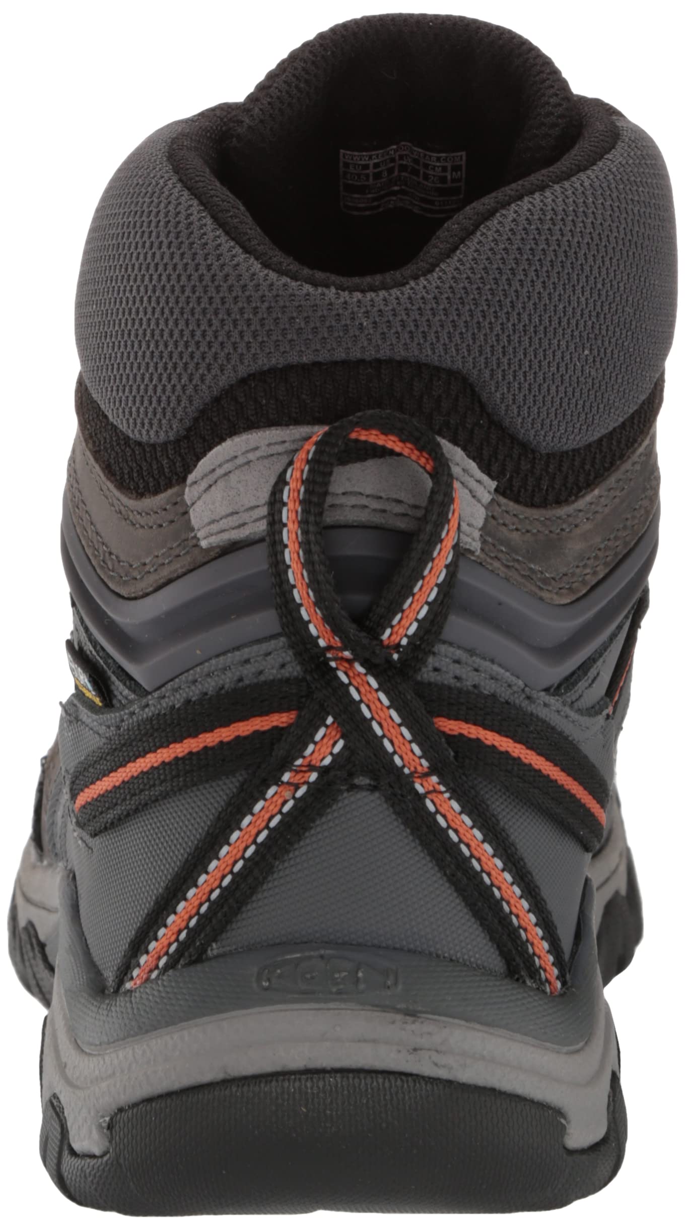 KEEN Men's Ridge Flex Mid Height Waterproof Hiking Boots - Lightweight & Durable Outdoor Footwear for Trekking, Camping & Mountain Adventures