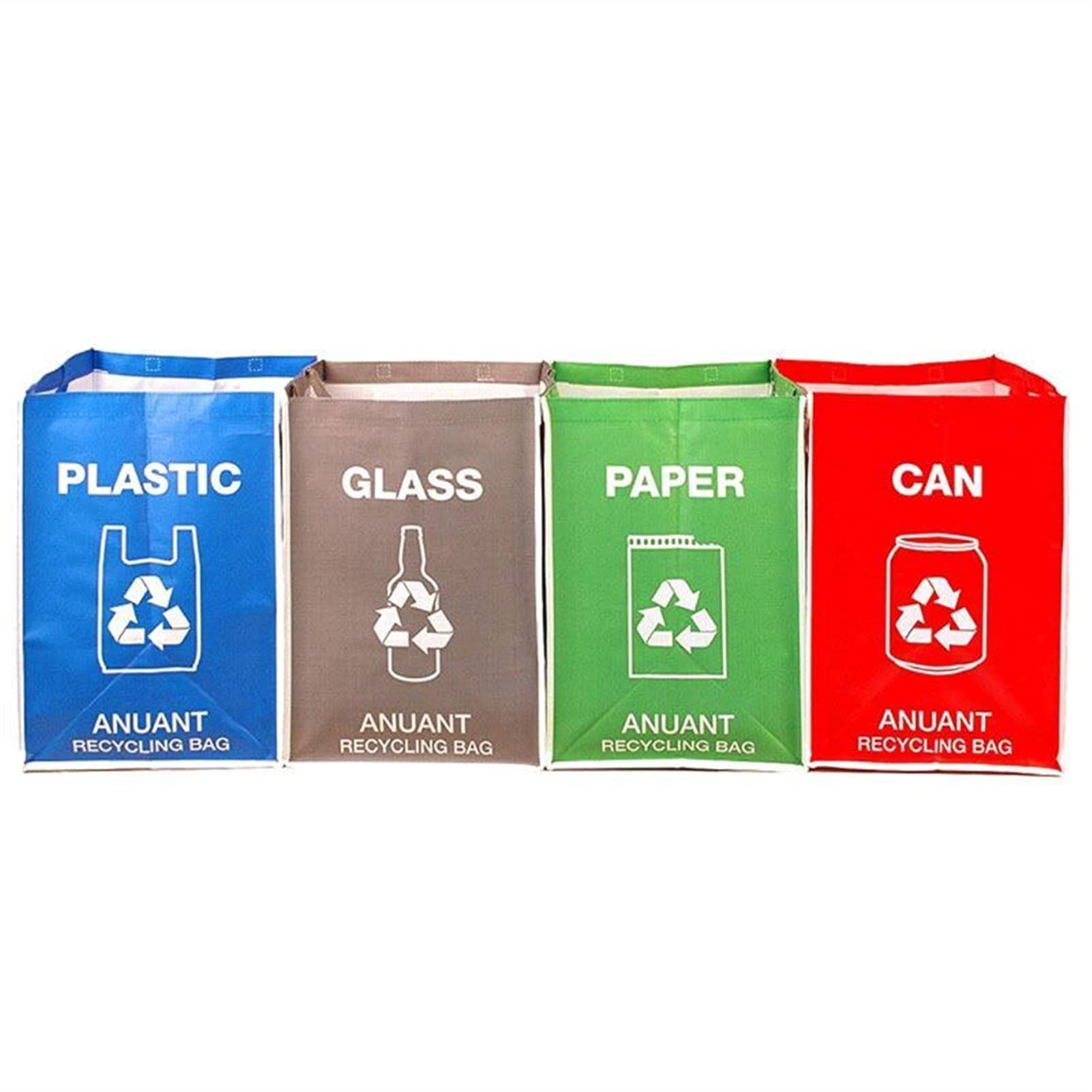 Eco-Friendly Recycling Waste Bin with Separate Compartments for Kitchen, Office & Home - Durable Waterproof Trash Sorting Organizer Baskets | Perfect for Waste Management, Recycling & Composting