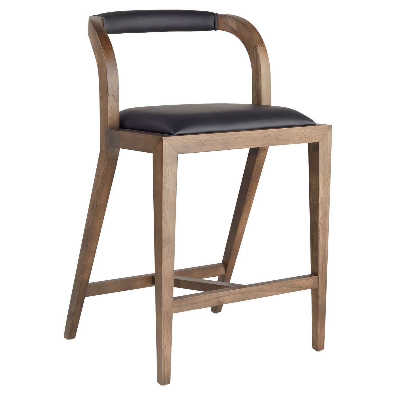 Cyan Design 11381 Caralia Bar Stool in Black - Modern Kitchen & Bar Counter Height Stool for Home, Restaurant & Cafe