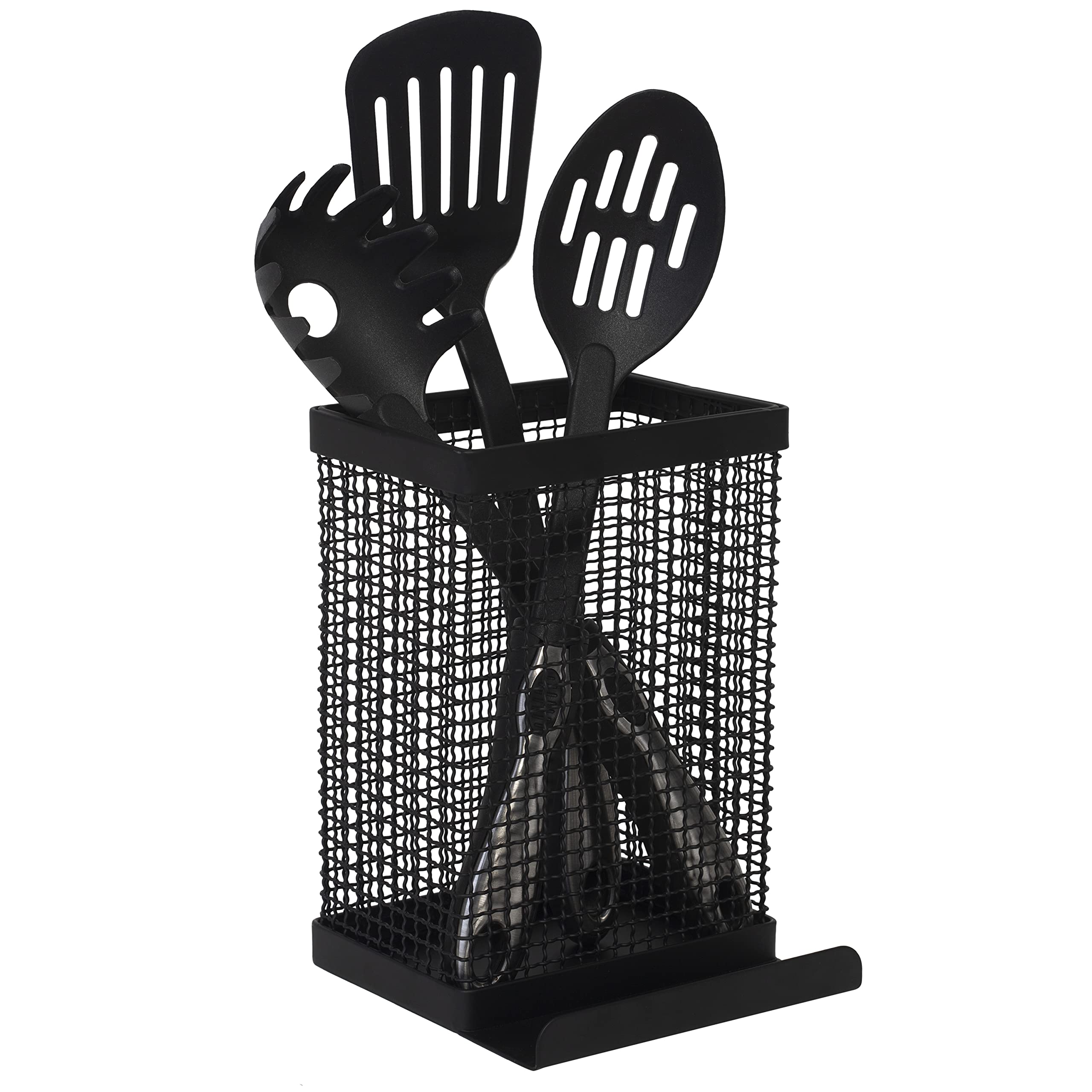 Industrial Kitchen Utensil Holder & Tablet Stand - 6.69