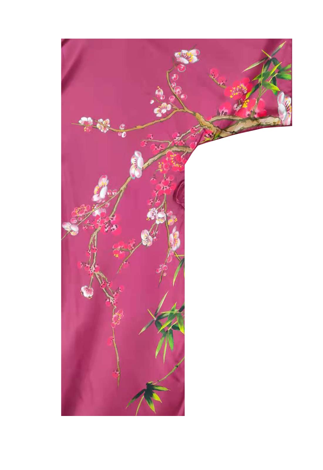 Women's 100% Pure Silk Kimono Robe - Short Sleeve Bathrobe & Pajama Set for Spa, Lounge & Sleepwear | Elegant Homewear & Bridal Gift Idea