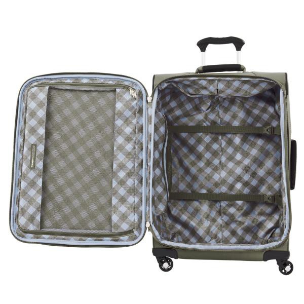 Travelpro Maxlite 5 25 Inch Expandable Spinner Luggage - Lightweight Carry-On Suitcase for Air Travel with 360° Wheels | Perfect for Business Trips & Family Vacations
