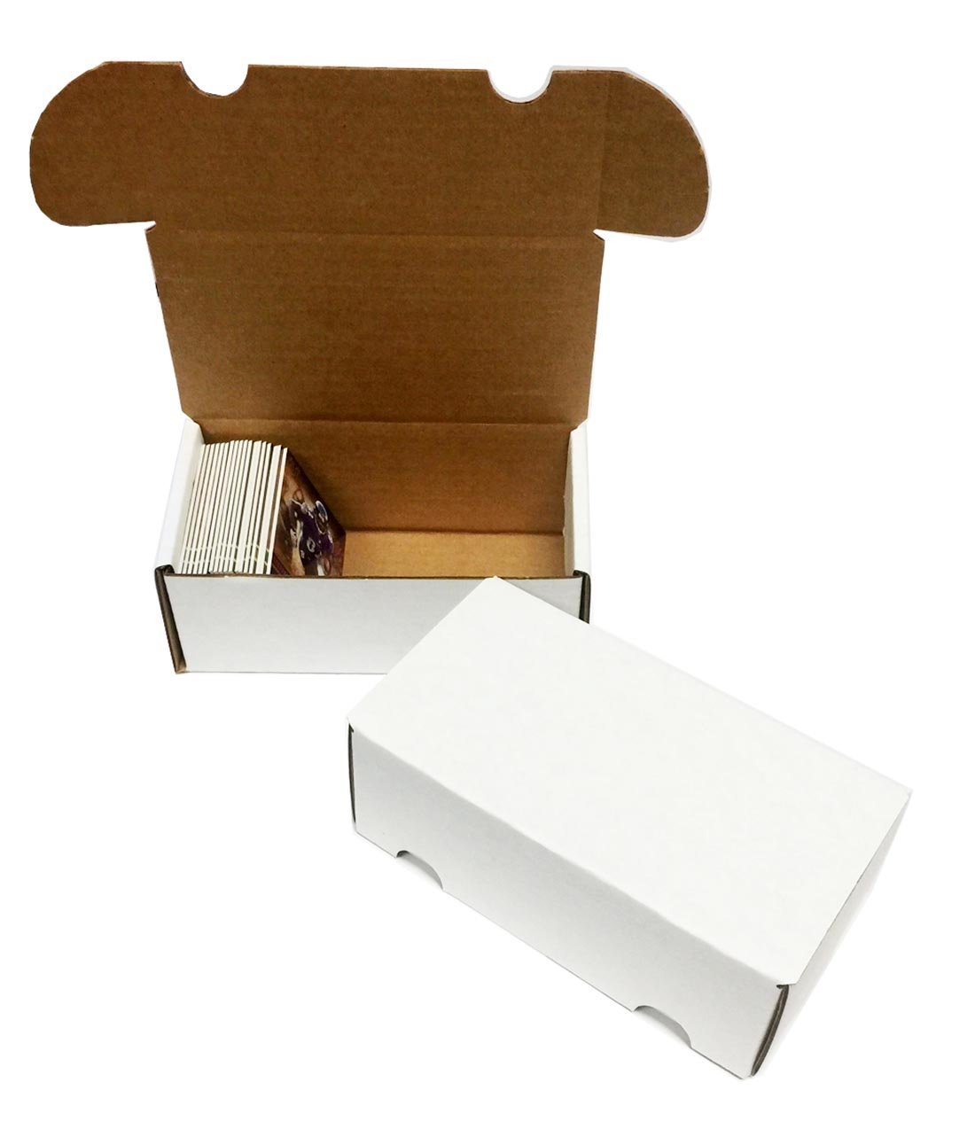 Max Pro 300 Count Corrugated Cardboard Storage Boxes - Organize Baseball, Football, Basketball, Hockey, NASCAR, Sports Cards, Gaming & Trading Cards - Perfect for Collectors, Hobbyists & Card Show Storage