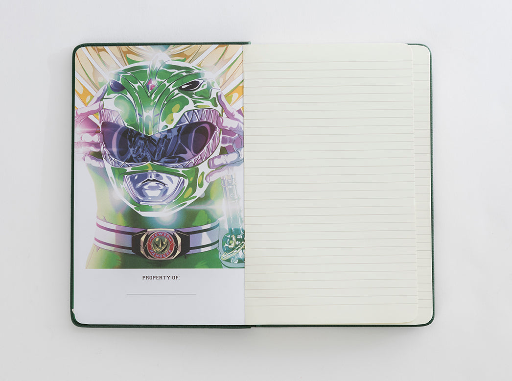 Power Rangers Green Ranger Hardcover Notebook - Lined Journal for Writing, Note Taking & Sketching - Perfect for School, Work & Collectors