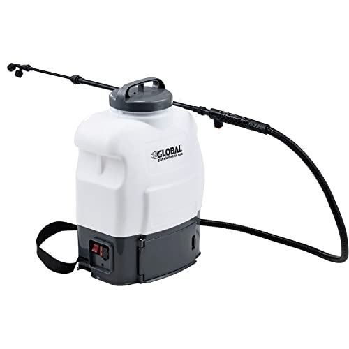 Global Industrial Battery Powered Backpack Electrostatic Sprayer with Charger - 4.2 Gallon Capacity | Portable Disinfectant Sprayer for Sanitizing Large Areas, Farms & Commercial Spaces