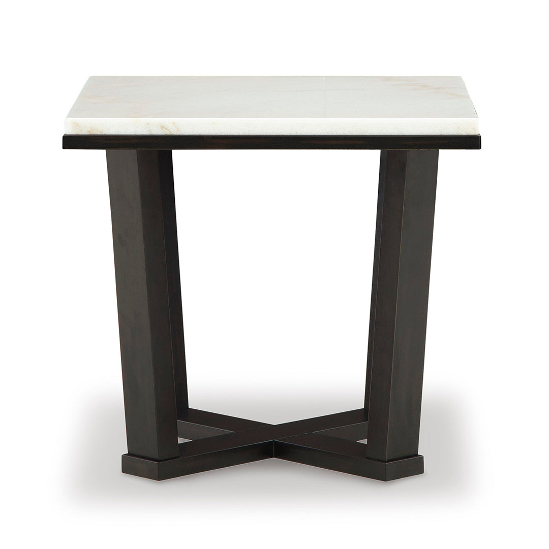 Modern Fostead End Table - Small Side Table with Storage Shelf for Living Room, Bedroom, Office - Perfect Nightstand, Sofa Table or Accent Table