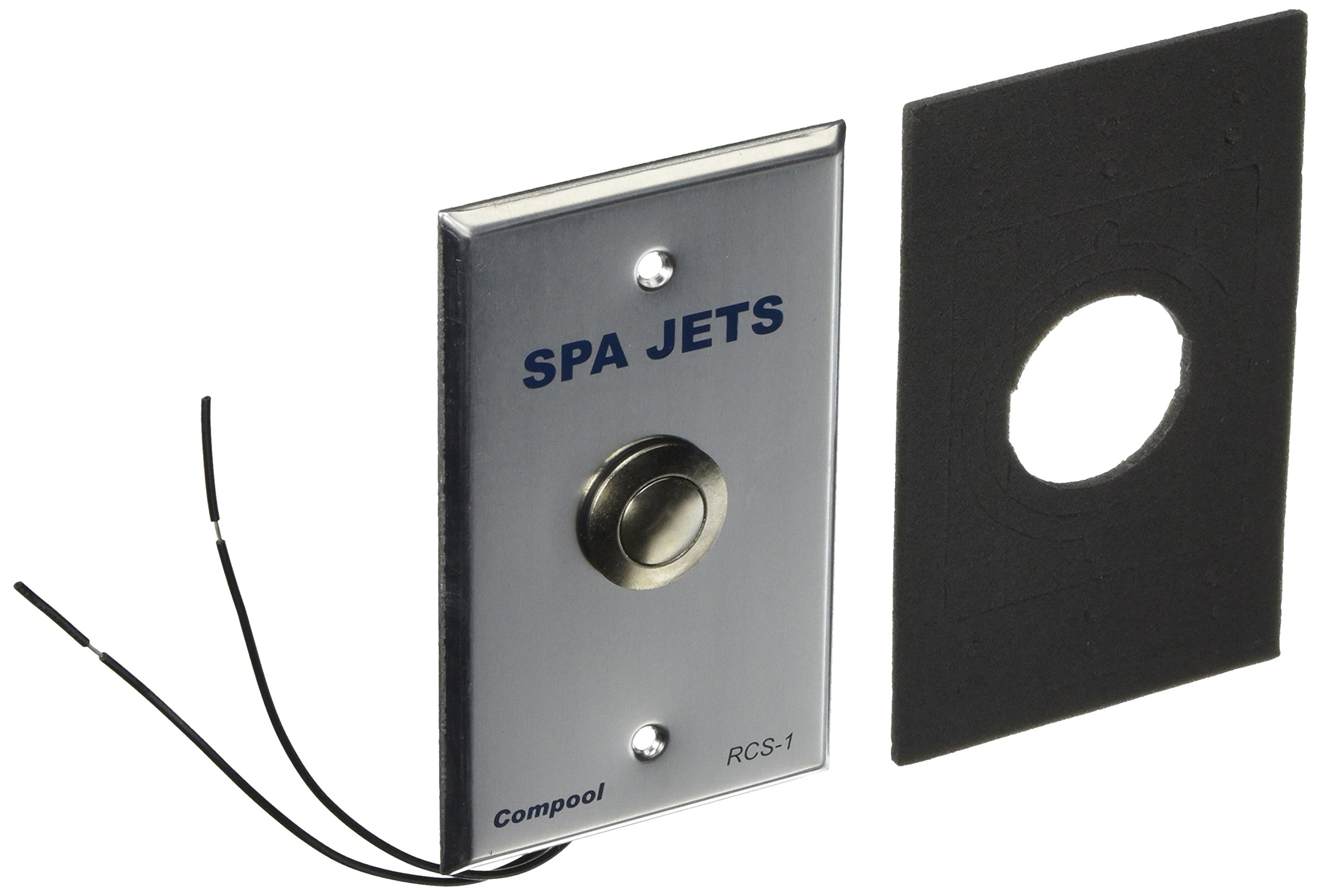 Pentair RCS1 Replacement Jet Switch for Pool & Spa Automation Control - Black | Compatible with Pentair Systems | Ideal for Pool Upgrades & Spa Maintenance