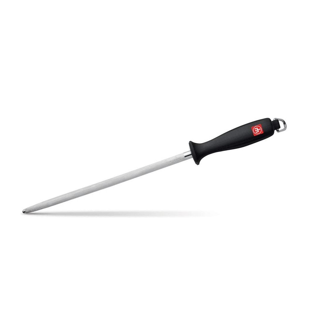Wusthof 10-Inch Sharpening Steel - Professional Knife Sharpener for Kitchen Chefs - Perfect for Honing Knives at Home or in Restaurants