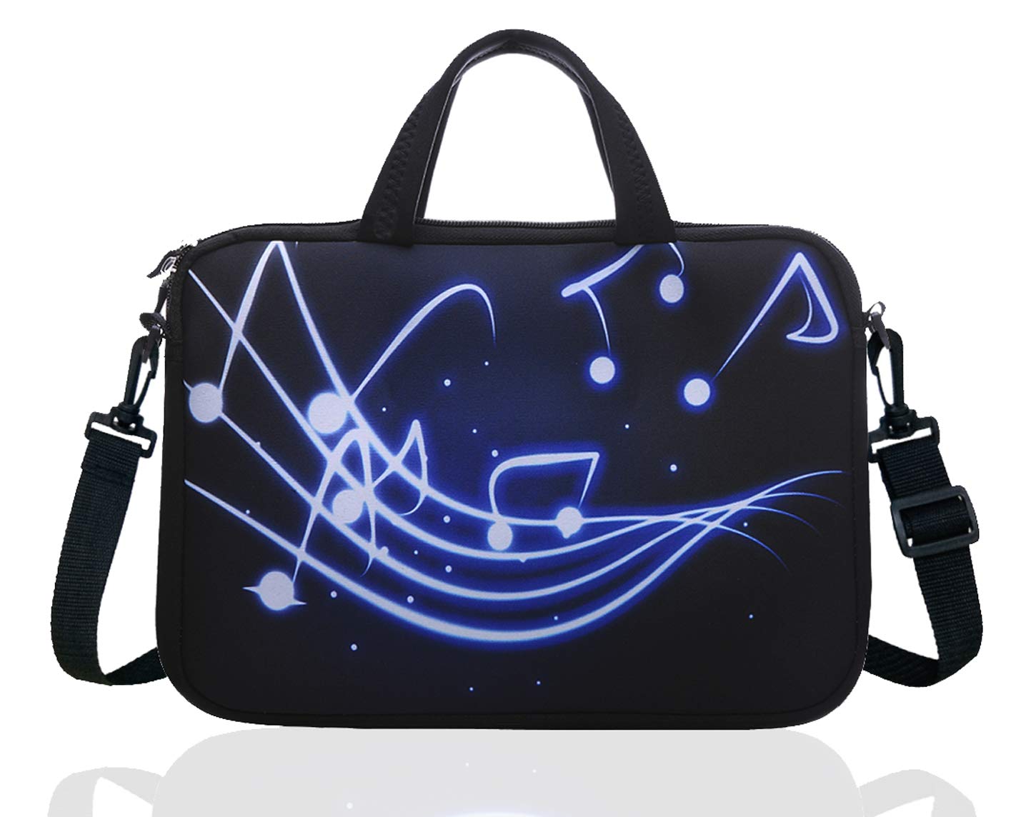14 Inch Neoprene Laptop Sleeve Case with Shoulder Strap - Compatible with 14