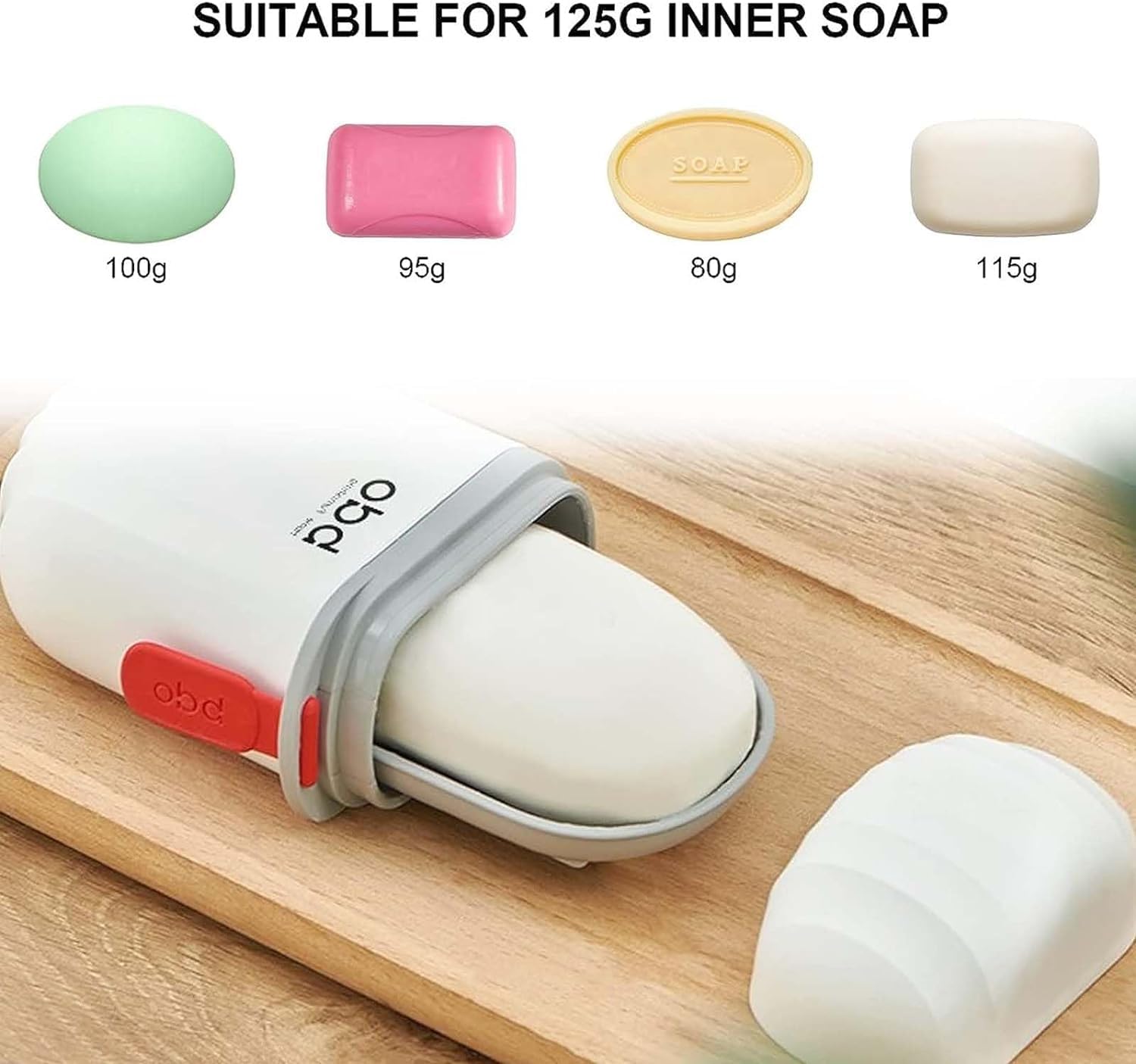 Waterproof Travel Soap Case & Toothbrush Holder Set - Compact Plastic Soap Dish with Handle for Shower, Camping & Gym - Multicolor Travel Accessories for Toiletries Organization