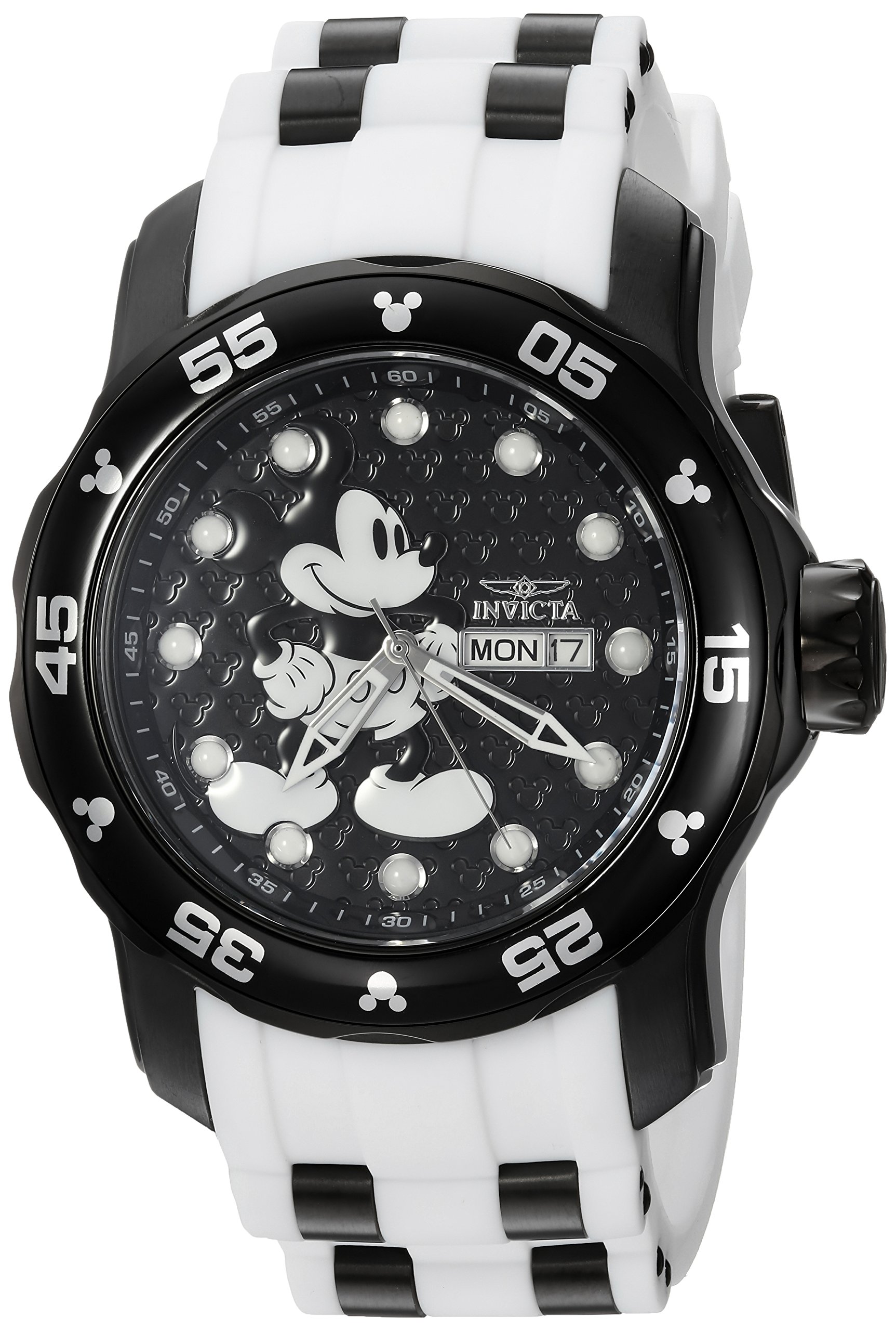 Invicta Mickey Mouse Men's Watch 23765 - Limited Edition Disney Analog Quartz Two-Tone Stainless Steel Watch for Collectors & Disney Fans | Perfect for Gifts, Casual Wear & Special Occasions