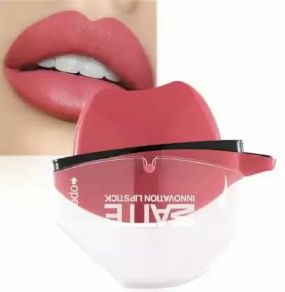 Wiffy Lip Shape Lipstick - Long Lasting Waterproof Matte Lipstick for Women, Non-Stick Cup & Kiss Proof - Perfect for Parties, Dates & Everyday Wear