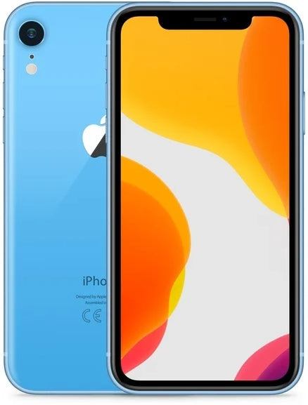 Refurbished Apple iPhone XR 64GB - Excellent Condition (Blue) | Unlocked Smartphone for Work, Travel & Daily Use