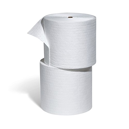 Lightweight Absorbent Roll 41 Gallon (Pack of 2) - Ideal for Spill Cleanup in Garages, Workshops & Industrial Areas