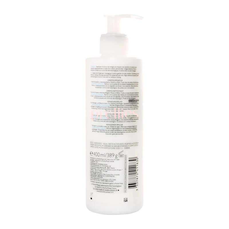La Roche-Posay Toleriane Dermo Cleanser 400ml - Gentle Face Wash for Sensitive Skin | Daily Facial Cleanser for Dry & Sensitive Skin | Dermatologist Recommended | Perfect for Morning & Night Skincare Routine