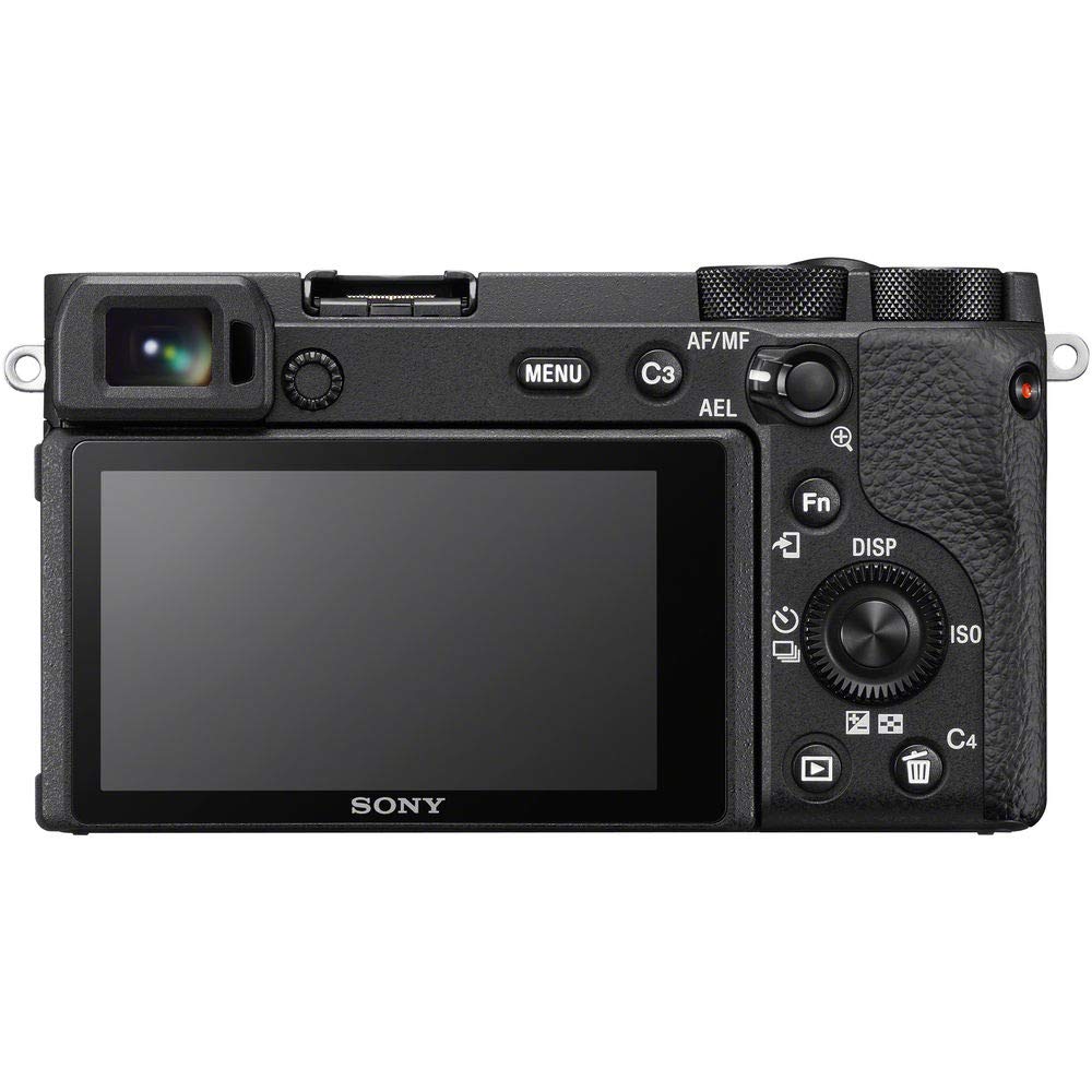 Sony Alpha a6600 Mirrorless Digital Camera 24.2MP 4K Video with 18-135mm Lens Kit - Includes 2x32GB Memory Cards, Durable Carrying Case, Spider Tripod & Software - Perfect for Travel, Vlogging & Professional Photography