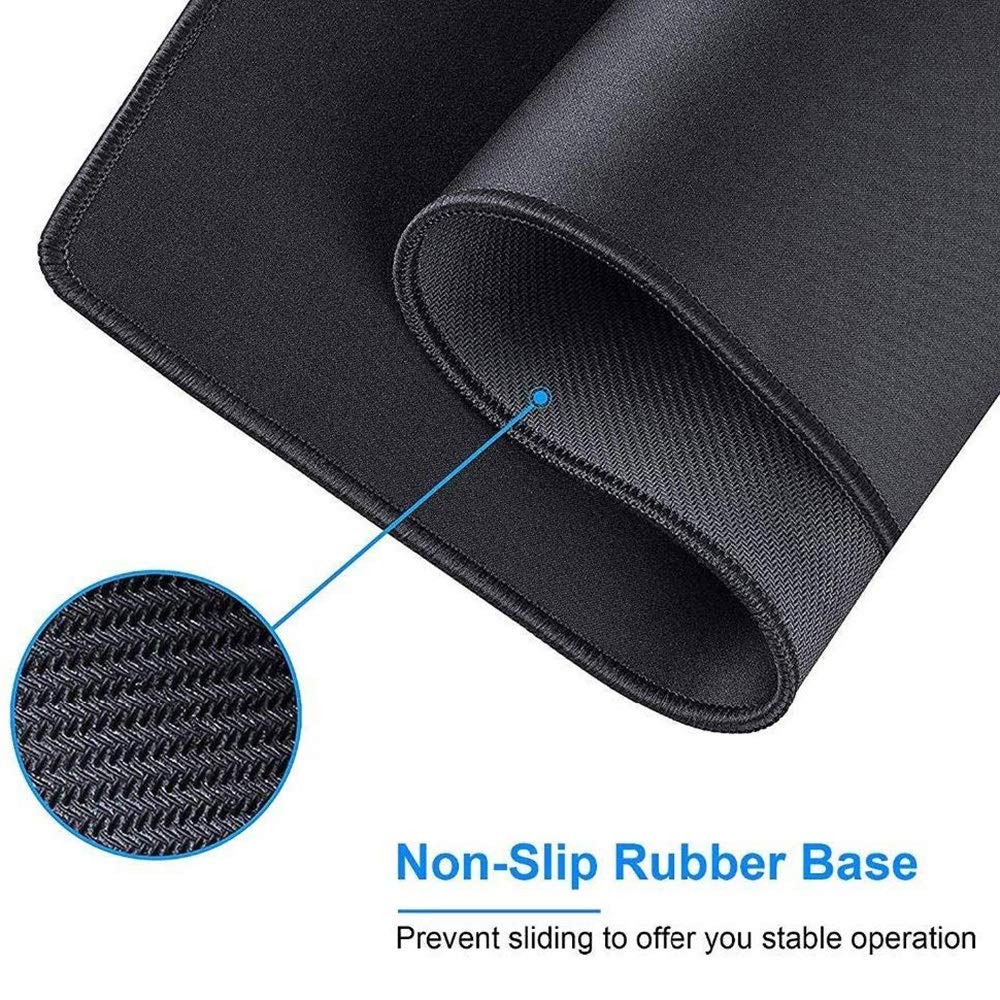 Cute Pet Large Desk Pad - Non-Slip Computer Mouse Pad & Keyboard Mat with Lock Design (900x400x3mm) - Perfect for Office, Gaming & Notebook Use